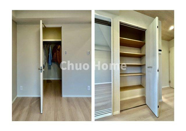 居室にはクローゼットを完備し、自由度の高い家具の配置が叶うシンプルな空間です。お子様の成長と必要になる子供部屋を与えるにはぴったりの間取りですね。