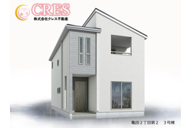  新築分譲　郡山市亀田2丁目第2　全３棟－③　長期優良住宅 の外観