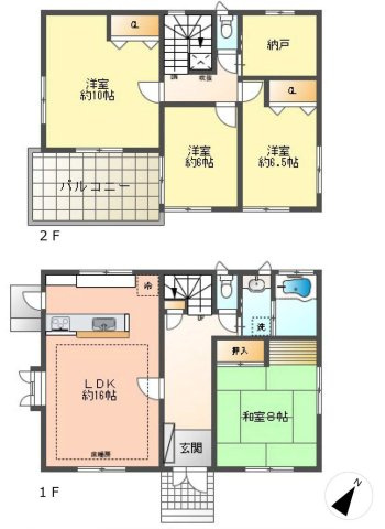 4SLDKは、サービスルーム、4つの居室、リビングダイニングキッチンを備えた広い間取りです。収納や趣味のスペースを確保しつつ、広々としたリビングで家族団らんを楽しめ、快適な暮らしを実現できるでしょう。