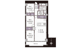 ハイマート稲毛A棟の間取り