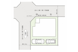 葛飾区西水元2丁目 建築条件なし売地 限定1区画の区画図
