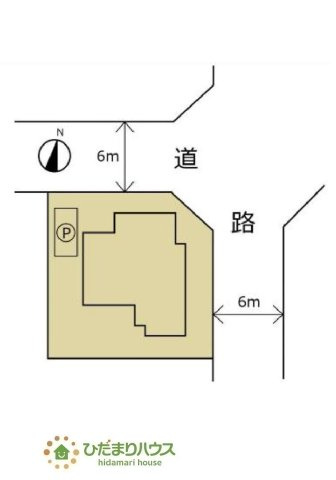 前面道路が広く、車の出し入れがしやすい。