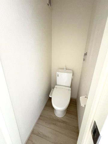 現地写真。2階にもトイレです。