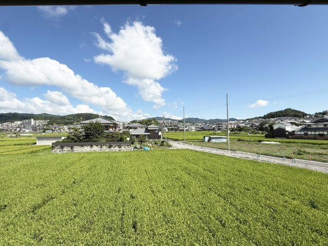 2階バルコニーからの北側の眺望です。（2026年9月現在）