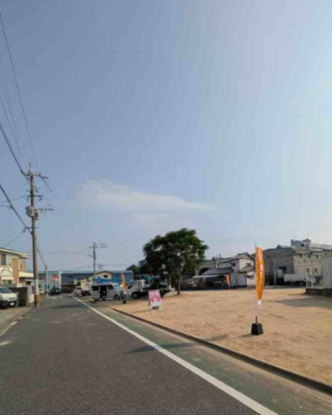 【則松三丁目（1期）の前面道路含む現地写真】