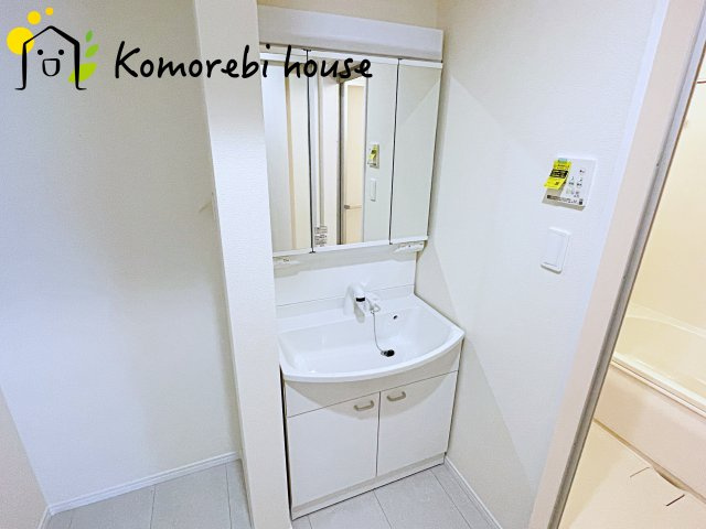独立洗面台で身支度をすべて済ませてしまいましょう