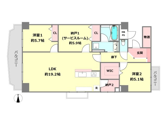 間取り：328000625744