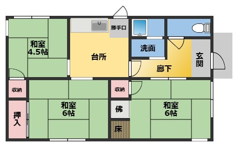 間取り：324000030673