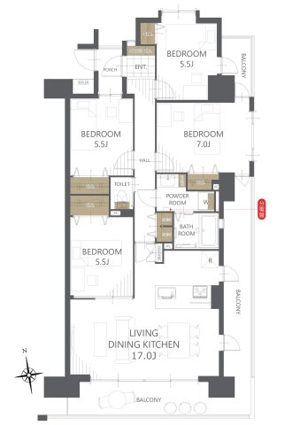 間取り：321000081364