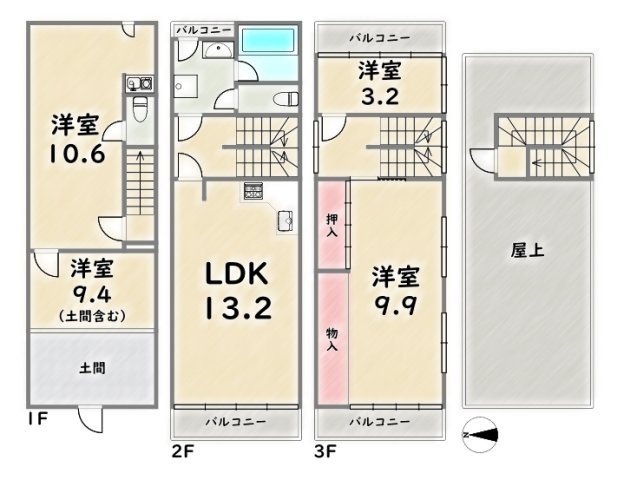 間取り：326000269158