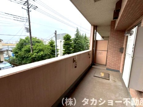 広々としたバルコニーです