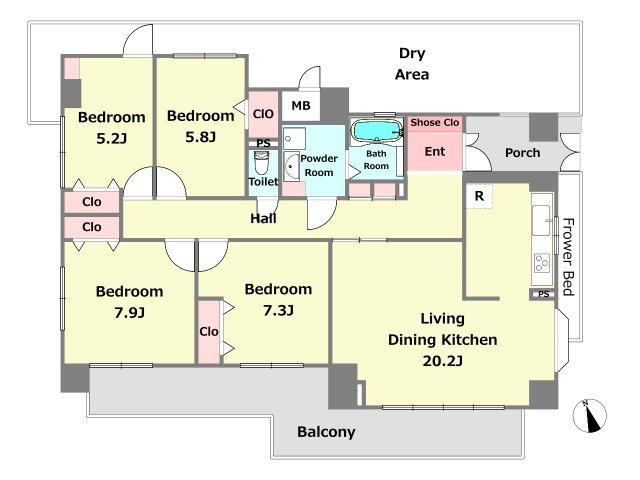 間取り：328000593126