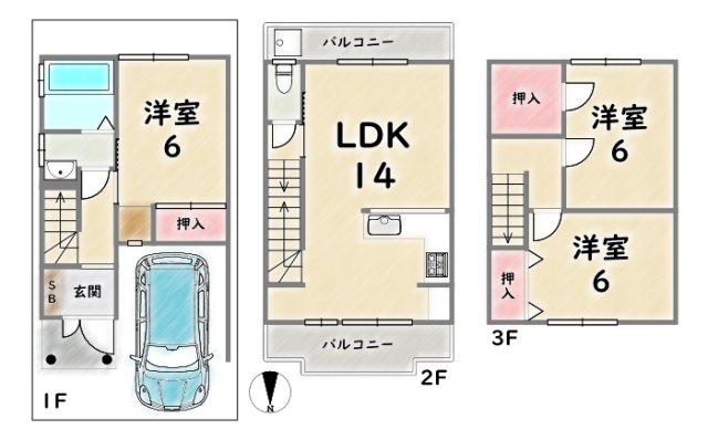 間取り：326000248278