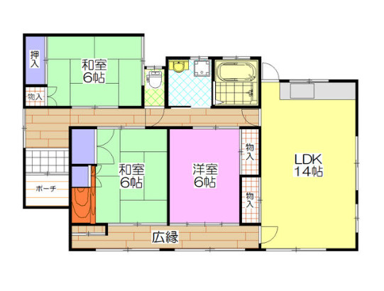 間取り：343000091435