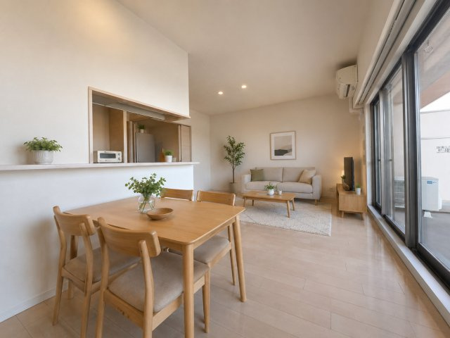 ※実際のお部屋にAIによる家具配置イメージです
