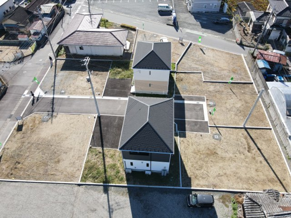 【笛吹市石和町川中島区画②　売地の外観】