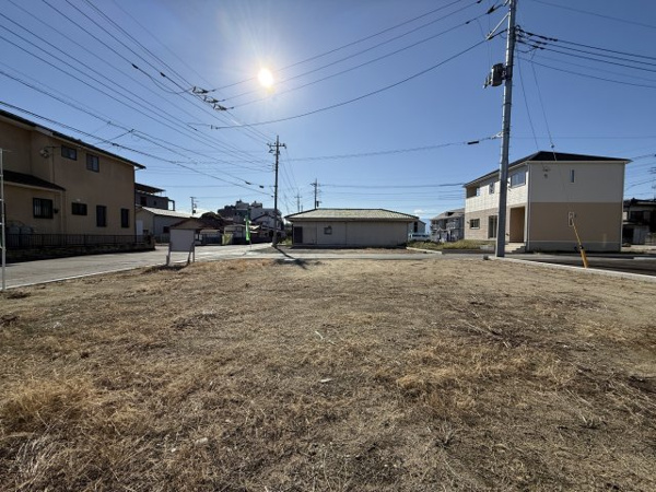 【笛吹市石和町川中島区画⑧　売地の外観】