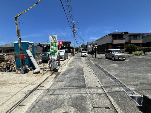 現地写真。前面道路です。