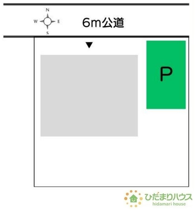 前面道路幅ゆったり6ｍで車の出入りラクラク。