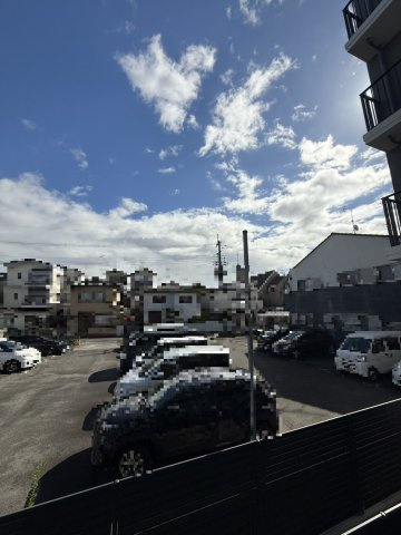 南東側バルコニーからの眺望です。