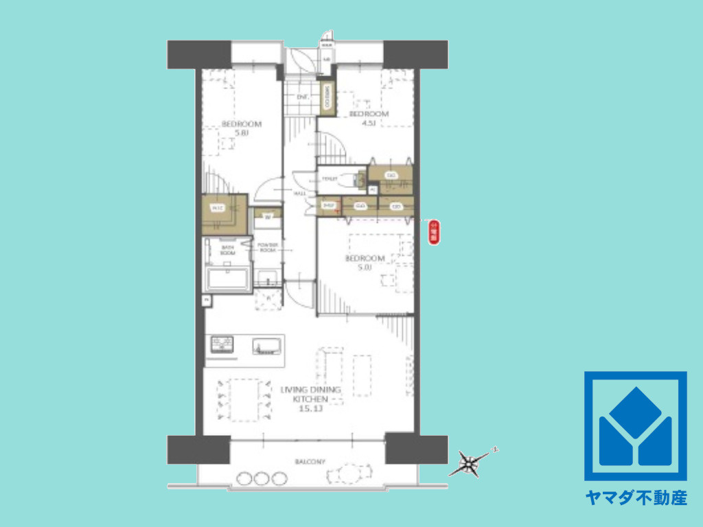 間取り：326000240864