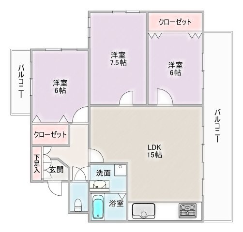 間取り：323000496063