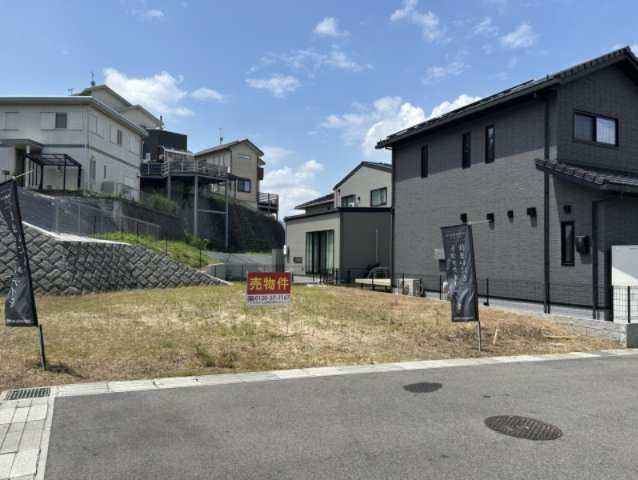≪建築条件なし宅地≫9号地前現地写真・陽当たり通風良好です。敷地約45坪1650万円
