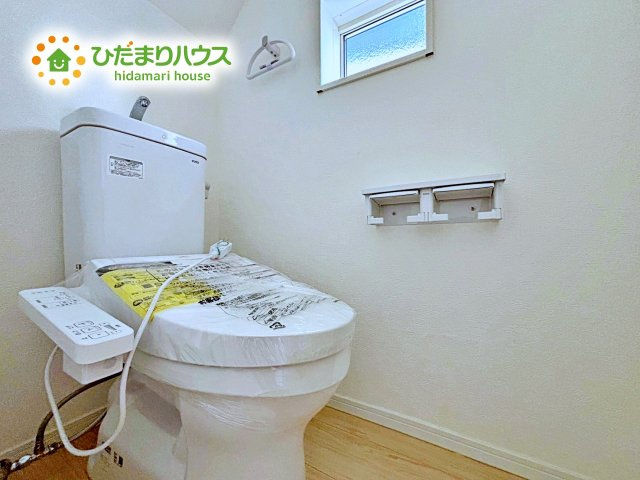 1・2階にトイレあるため、同時に利用でき混雑を避けられますね
