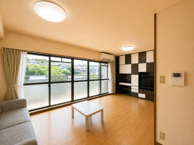 自然光が入り、明るく開放的な印象のリビングです。広さにもゆとりがあり、ご家族が集まる団らんの場としてはもちろん、趣味やリラックススペースとしても活用できます。生活スタイルに合わせやすいリビングです。
