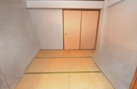 リビング横の和室、全居室に収納があります。　※家具等はAIで消しています。