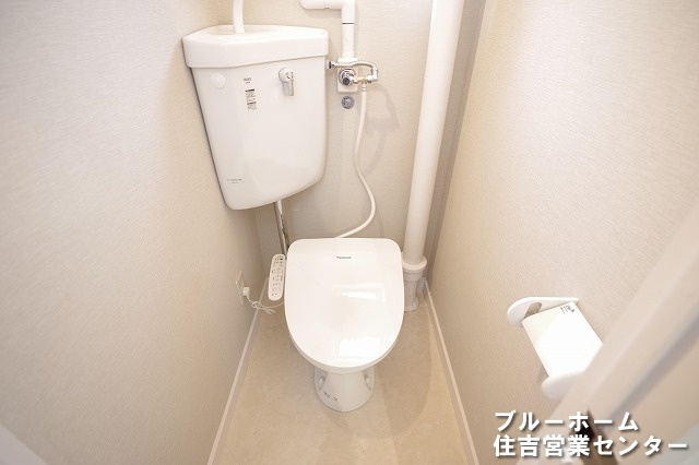 清潔感を保つ温水洗浄便座です！