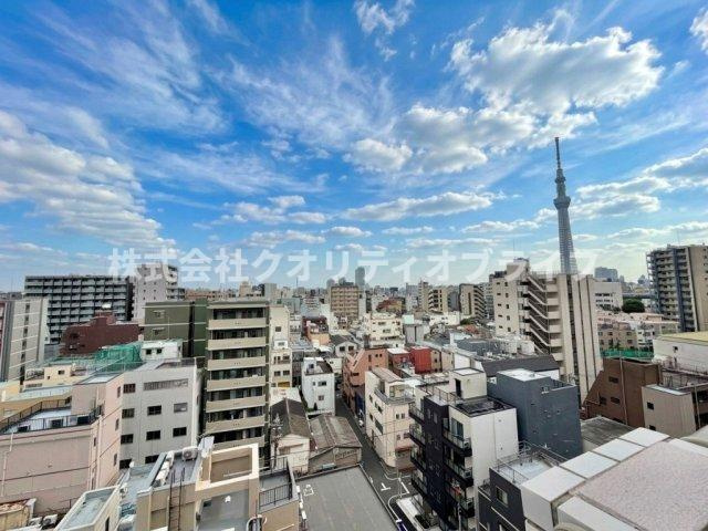 スカイツリーが望めます