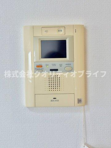 TVモニター付きインターホンで来訪者の顔を確認できます