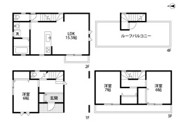 大阪市鶴見区今津南1丁目の間取り