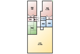 ロータリーマンション大津京パークワイツの間取り