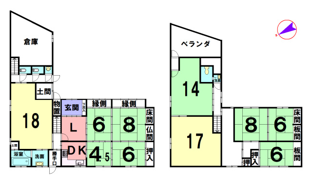間取り：328000624662