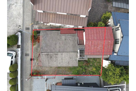 甲府市塩部3丁目　古家付土地の外観