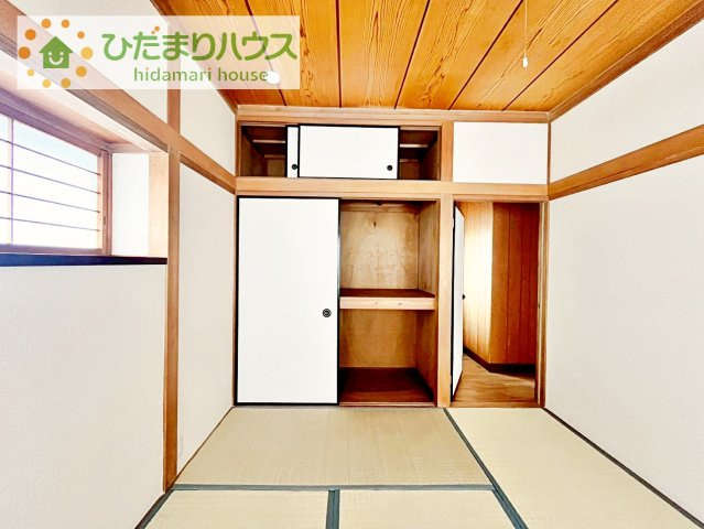 和室にも大容量のクローゼット完備！　お布団やお子様のおもちゃなどがスッキリ収納できますね(^^♪