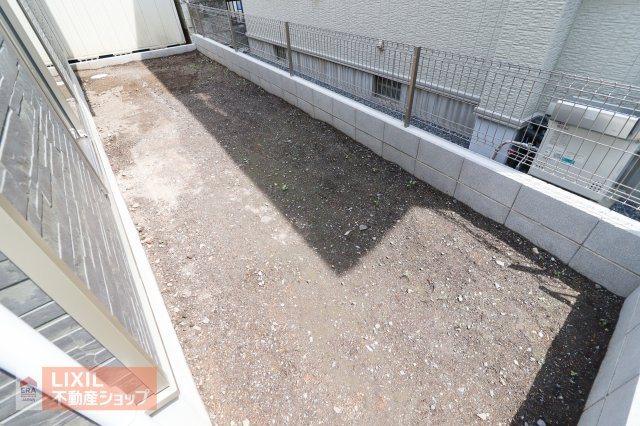 【お庭】現地完成写真。色々な使い方ができます！お好みでカスタマイズはいかがでしょうか。