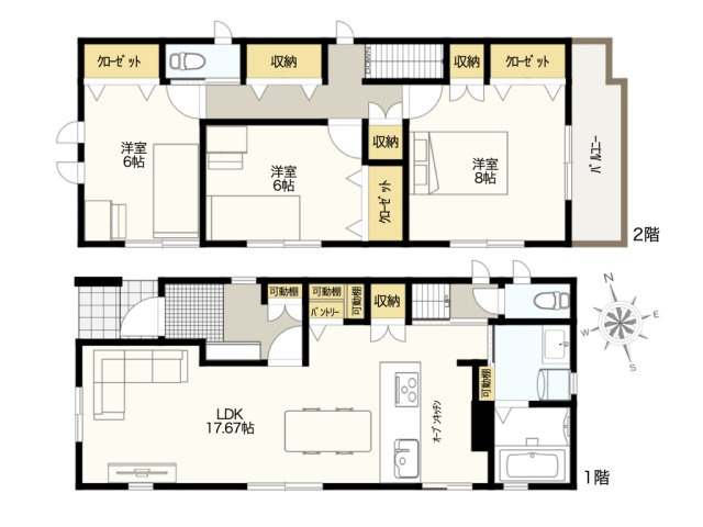 4280万円、3LDK、土地面積101.01m2、建物面積103.92m2、並列2台駐車可能