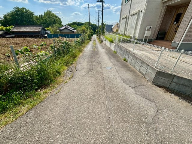 北側の前面道路になります！