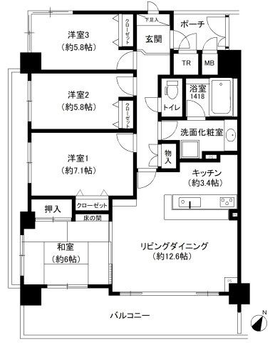 間取り：322000573906