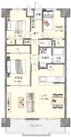 間取り：324000026426