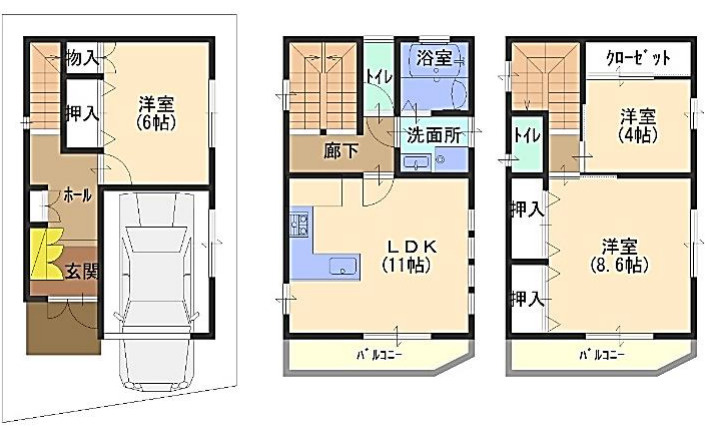 間取り：328000621502