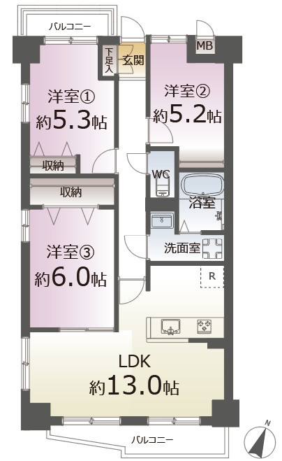 間取り：304000337081