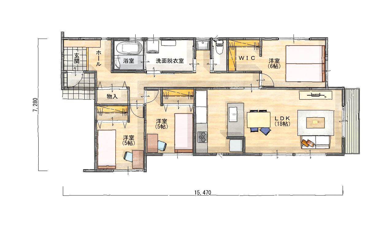 間取り：322000541821