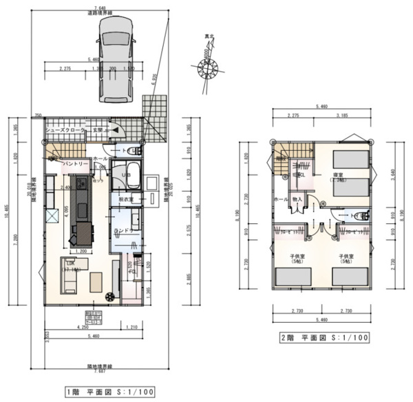【東区有楽 新築戸建 3380万円の間取り】