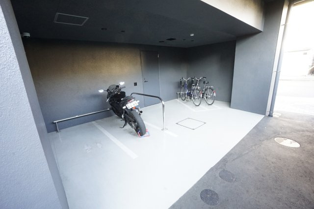 バイク、自転車置場