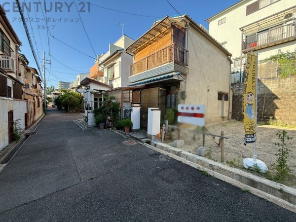 【豊中市立花町3丁目売り土地の前面道路含む現地写真】
