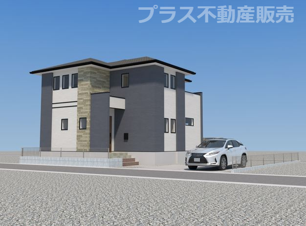 完成イメージの外観パースです。